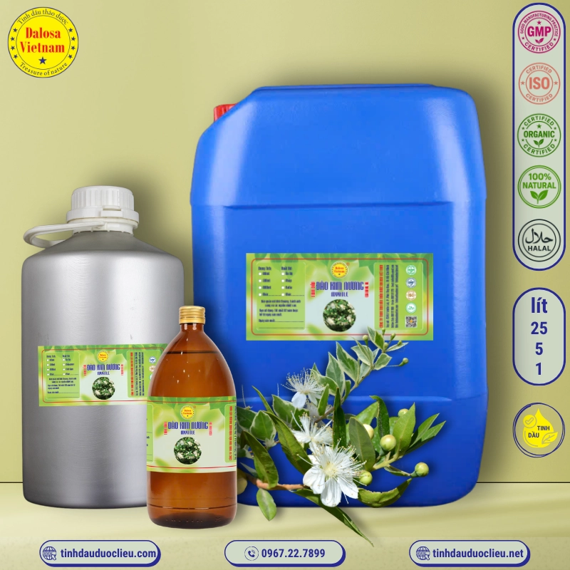 Tinh Dầu Đào Kim Nương - Myrtle Essential Oil 1 tinh dau dao kim nuong – myrtle essential oil 3