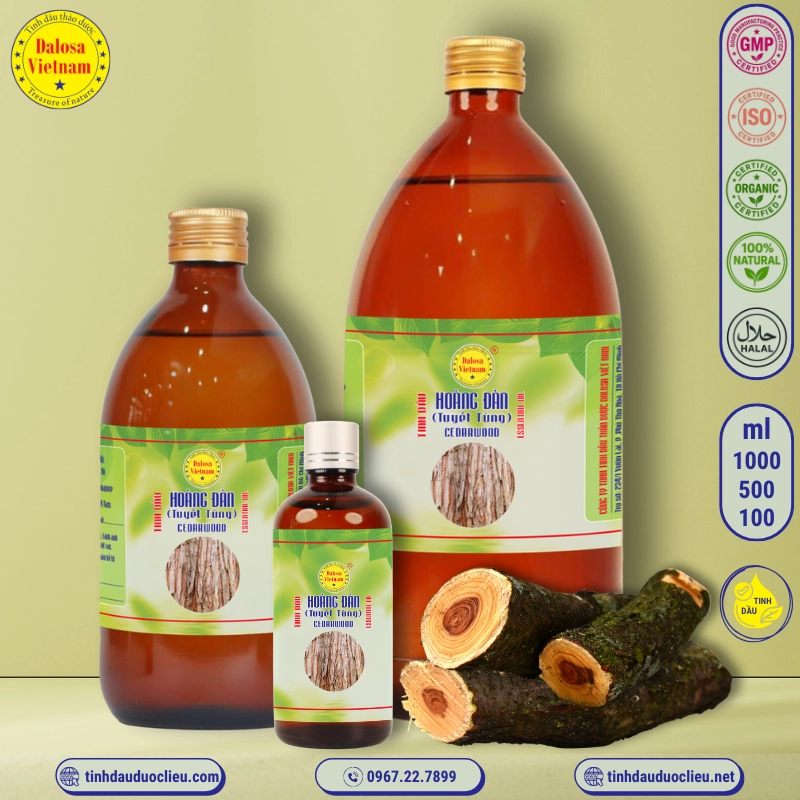 Tinh Dầu Hoàng Đàn - Cedarwood Essential Oil 1 tinh dau hoang dan tuyet tung cedarwood uniperus virginiana essential oil
