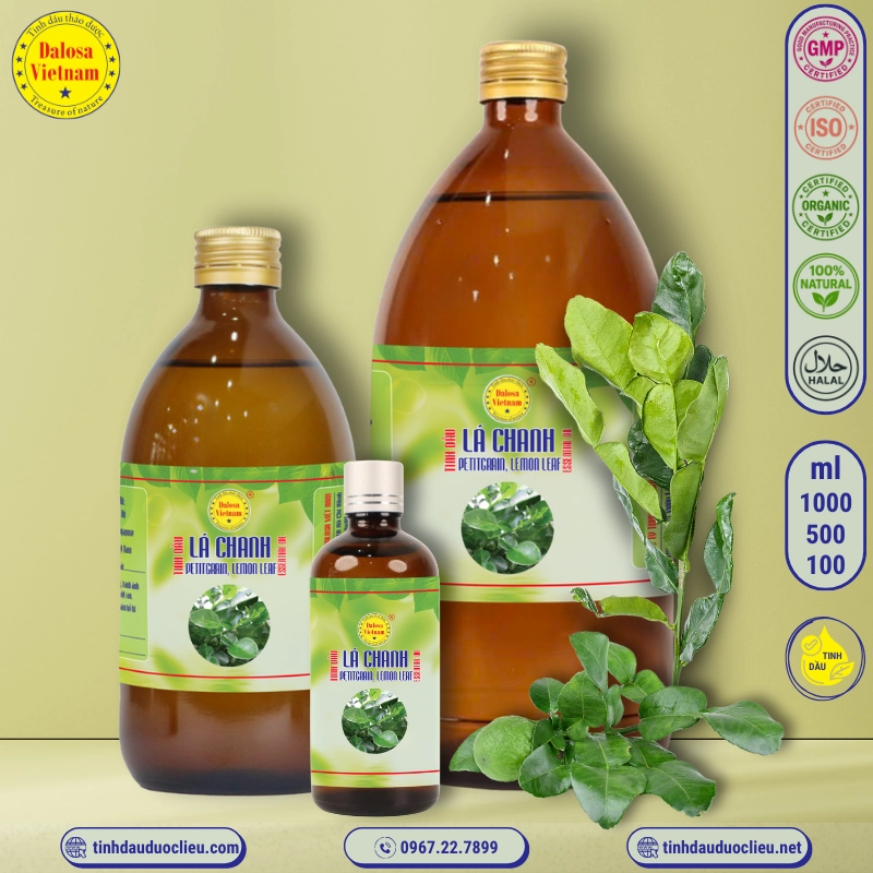 Tinh Dầu Lá Chanh - Petitgrain Essential Oil 2 tinh dau la chanh petitgrain lemon leaf citrus aurantium essential oil