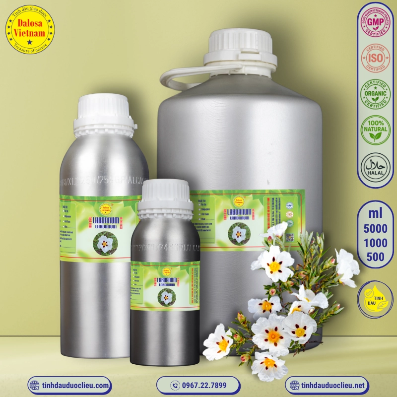 Tinh Dầu Labdanum - Labdanum Essential Oil 1 tinh dau labdanum labdanum rock rose cistus cistus ladaniferus essential oil 2