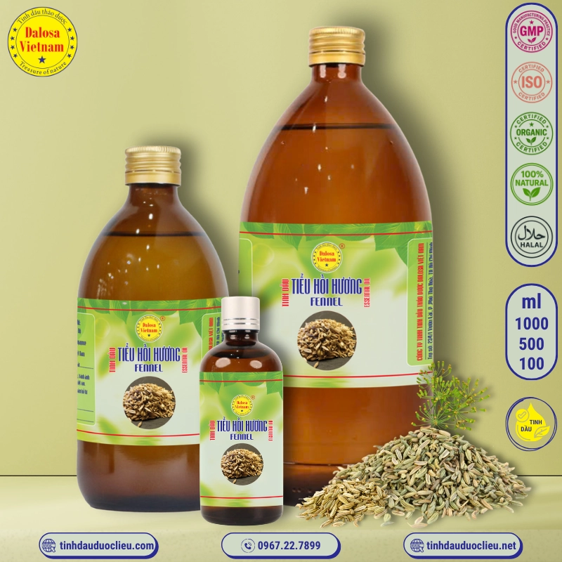 Tinh Dầu Tiểu Hồi Hương - Fennel Essential Oil 2 tinh dau tieu hoi huong fennel foeniculum vulgare essential oil