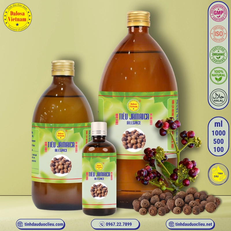 Tinh Dầu Tiêu Jamaica - Allspice Essential Oil 1 tinh dau tieu jamaica allspice pimenta dioica essential oil
